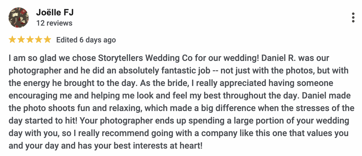 Google review
