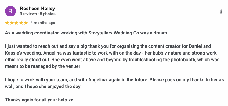 Google review