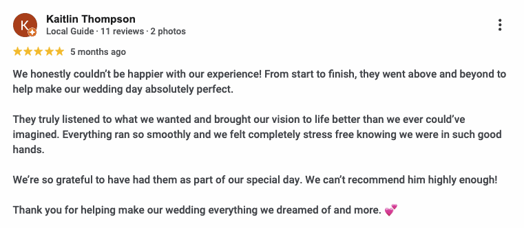 Google review