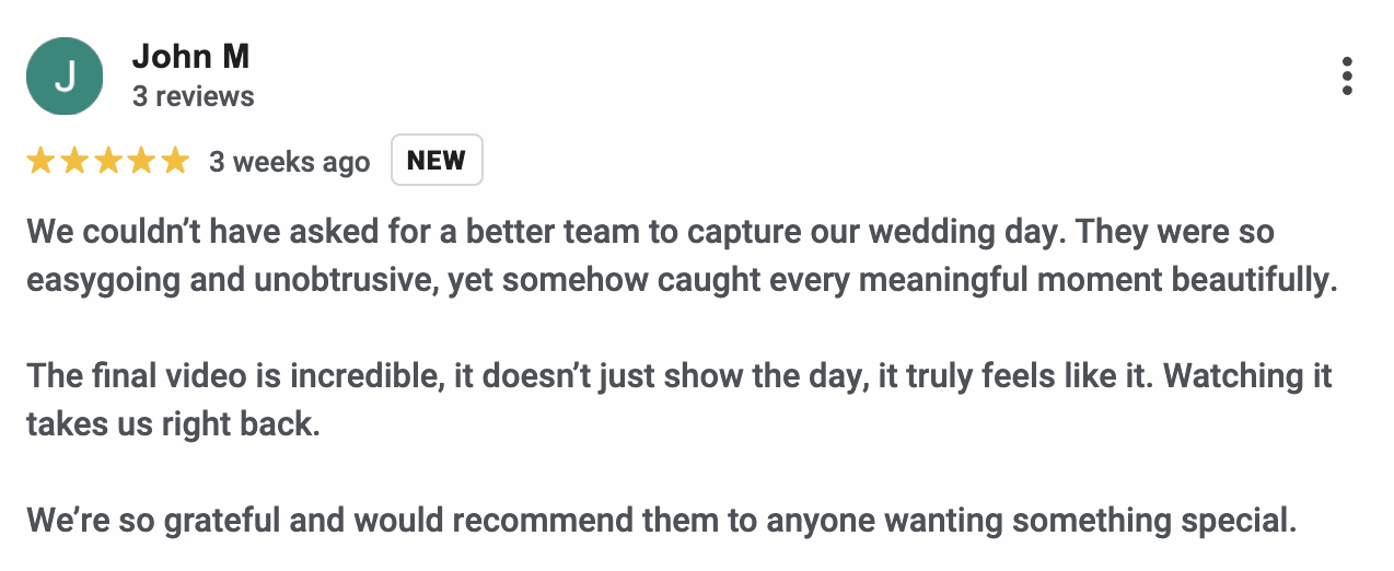 Google review